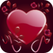 Call Love - Red Heart with Flowers