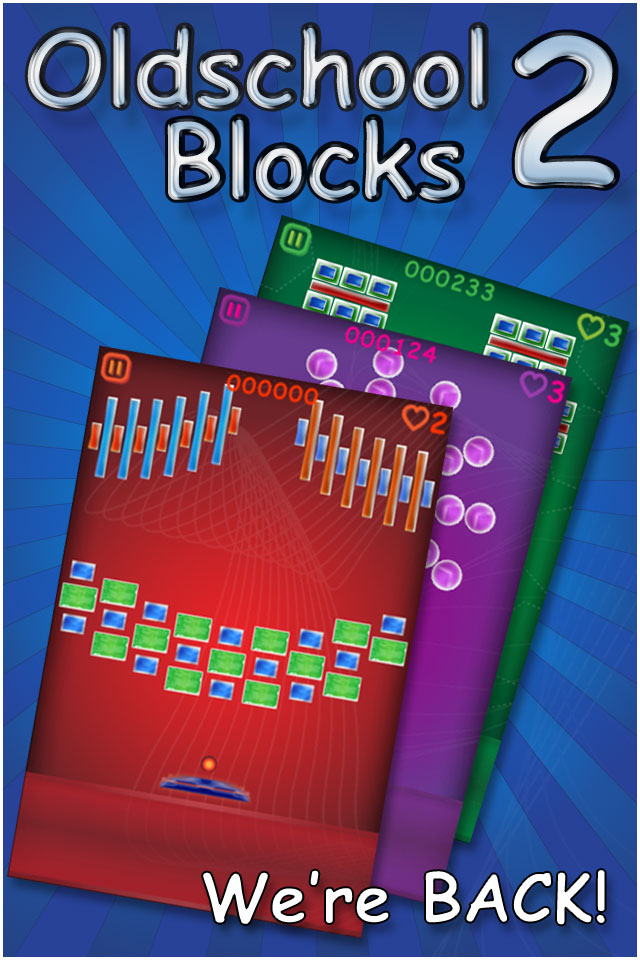 Oldschool Blocks 2 iPhone schermafdruk 1